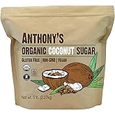 Anthonys Organic Coconut Sugar 5lbs, Non-GMO and Gluten Free