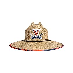 FOCO Virginia Cavaliers NCAA Floral Straw Hat