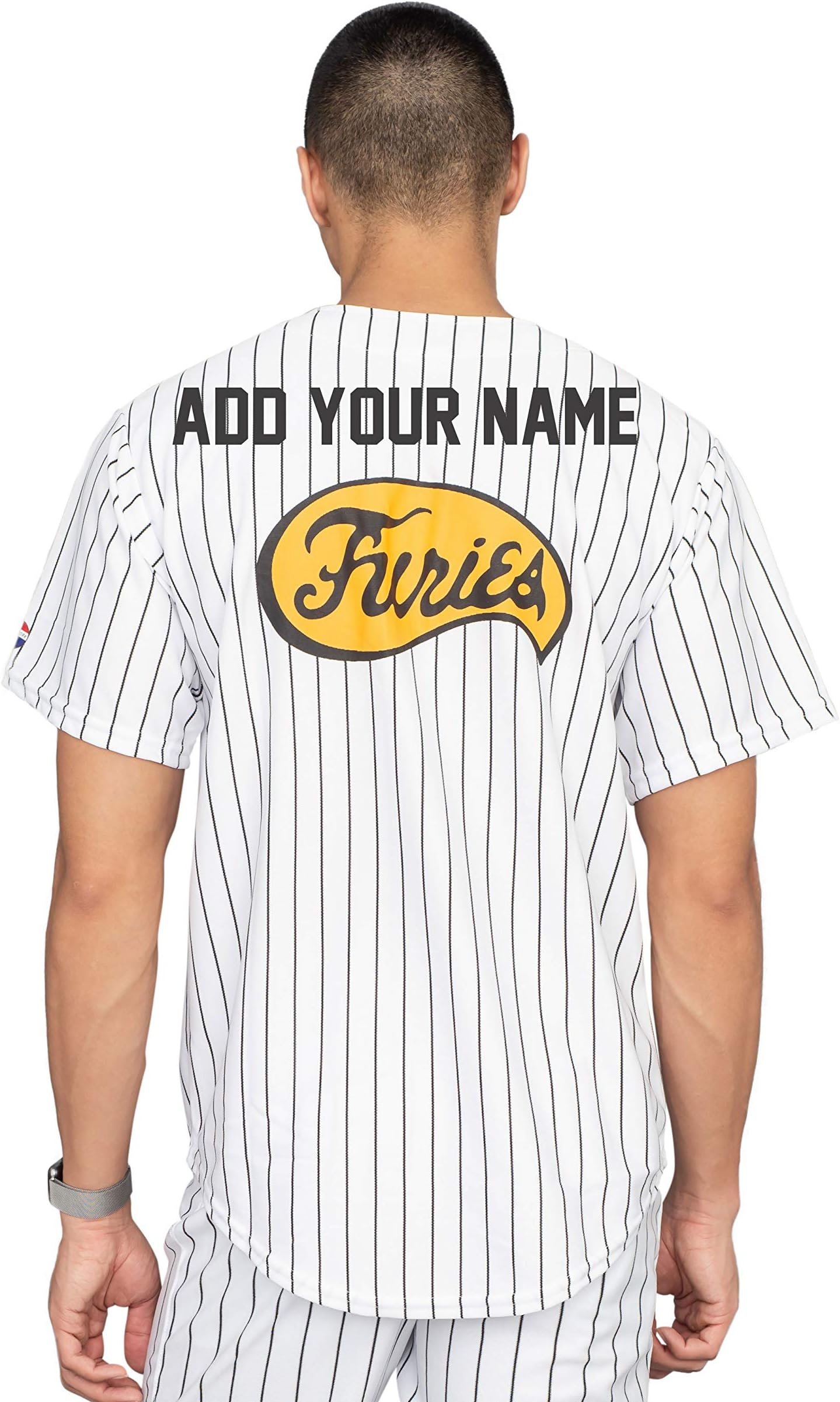 The Warriors Furies Pinstriped Baseball Jersey Costume