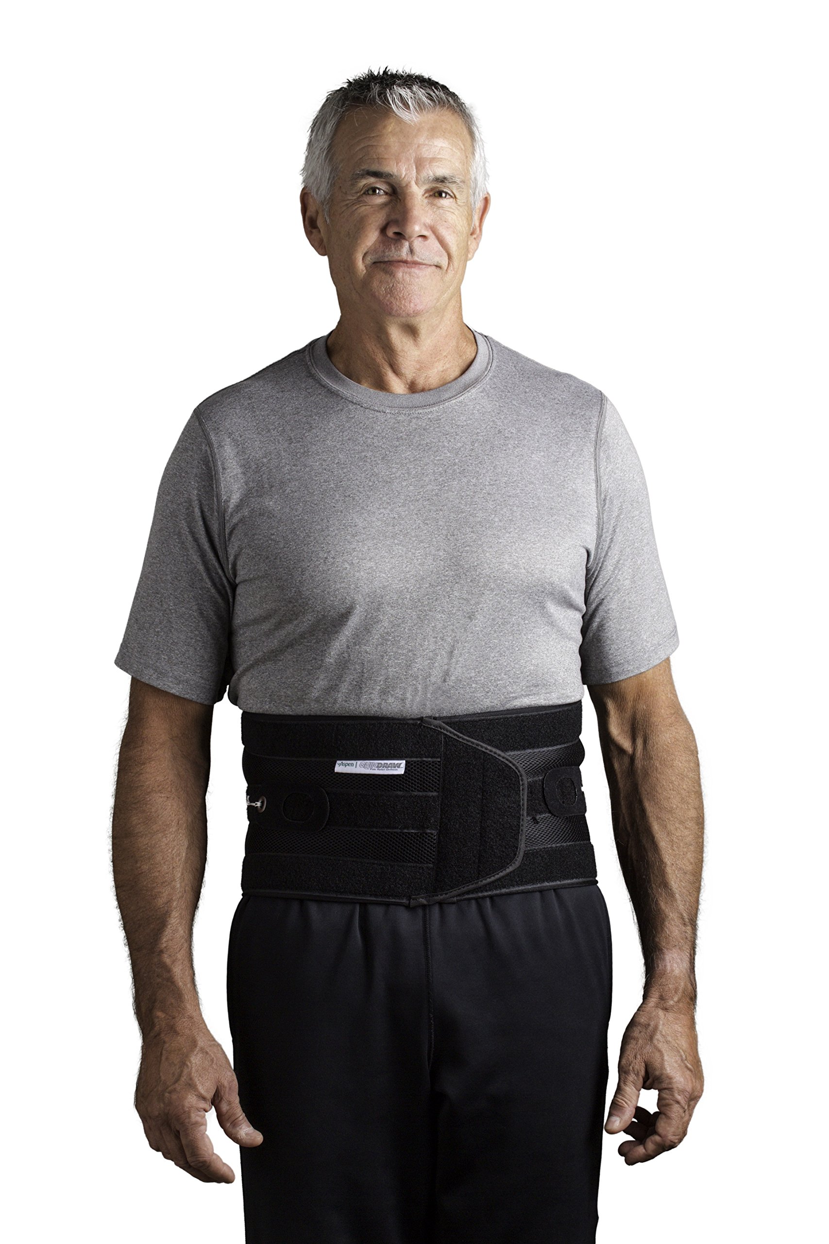 Aspen Lumbar Support Back Brace (Med Black), Back Braces