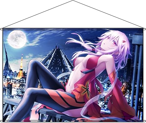 Amazon Cosmonde タペストリー ギルティクラウン 楪いのり ゆずりはいのり ポスター 掛ける絵 巻物 軸物 アニメ おしゃれ 萌え 90cmx60cm アニメ 萌えグッズ 通販