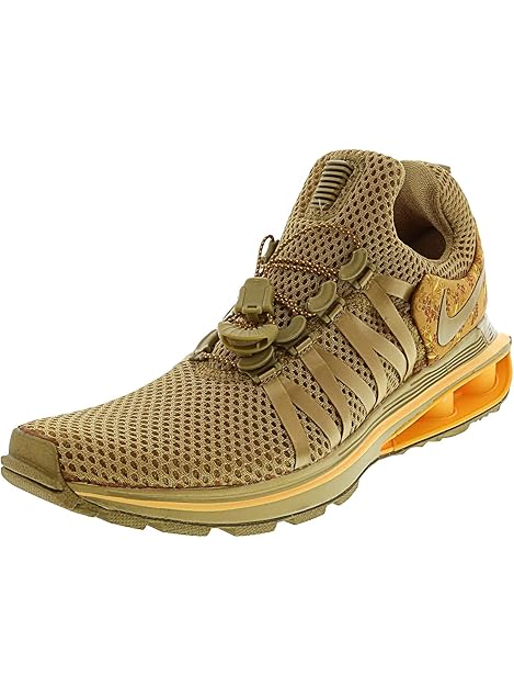 nike shox gold