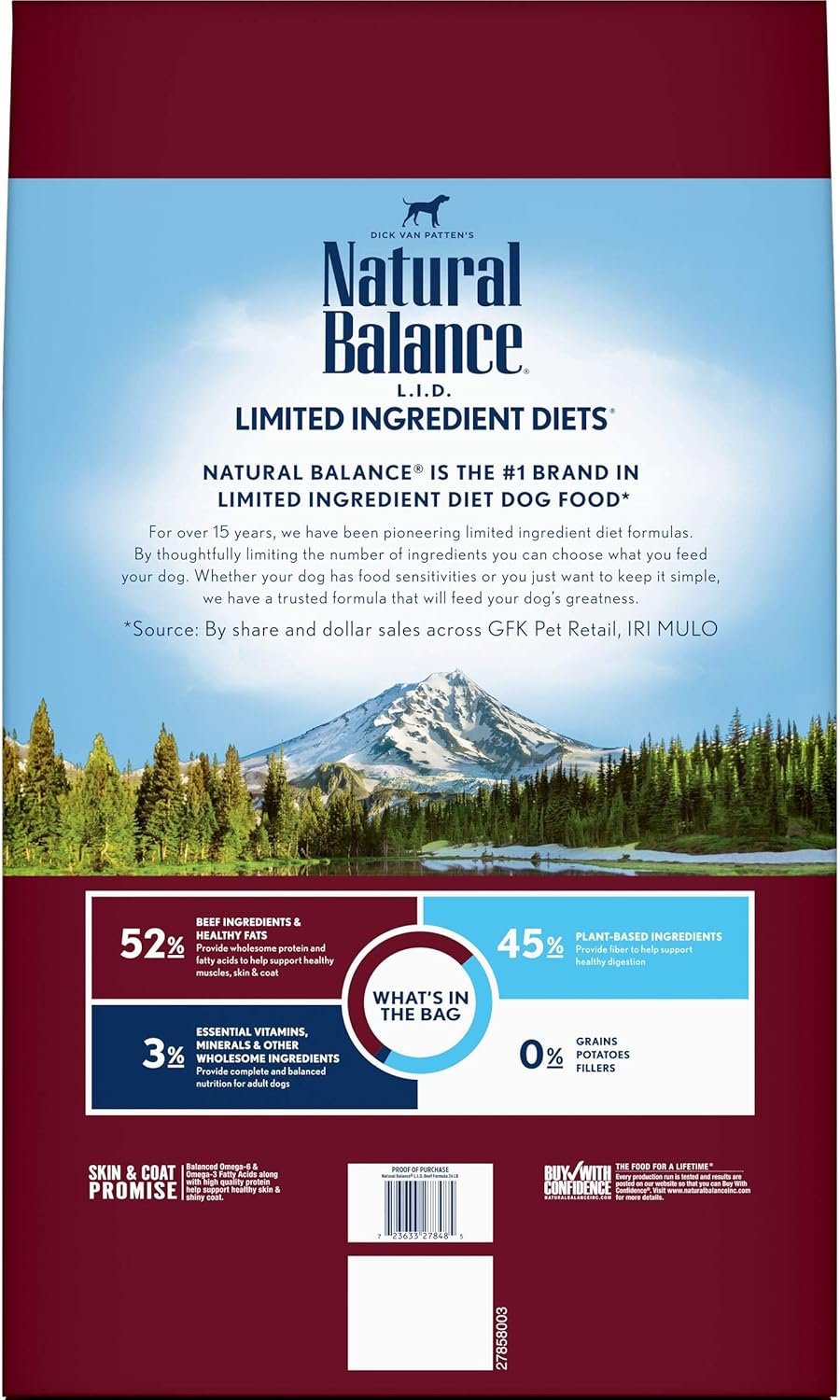 natural balance beef dog food