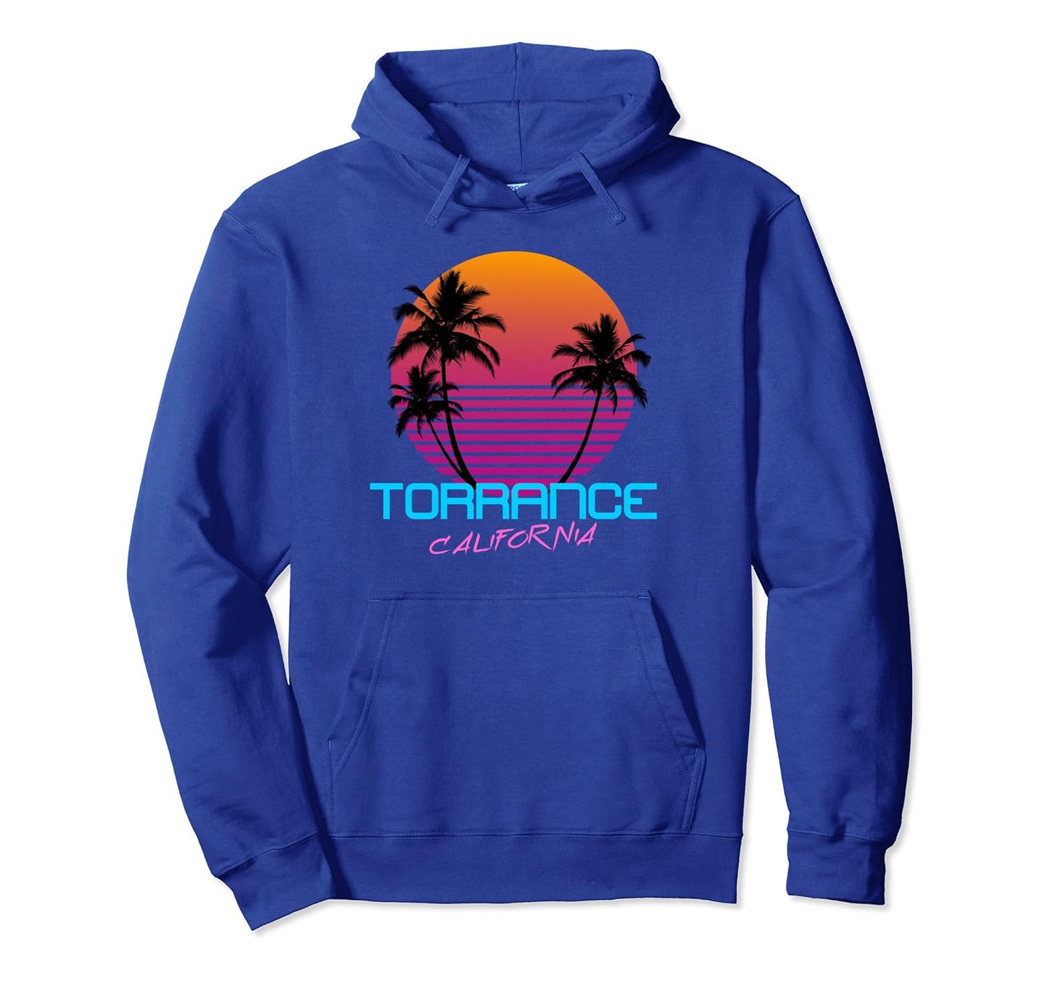 Torrance California Retro 80s Hoodie-anz