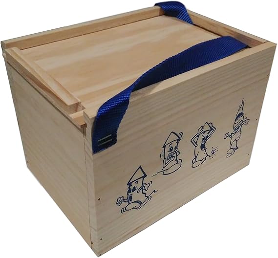 CAJA PARA PETARDOS. Tamaño GRANDE. TAPA CIEGA: Amazon.es: Juguetes y juegos