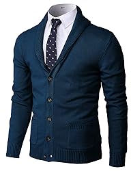 H2H Men's Business V-Neck Assorted Color Knitwear