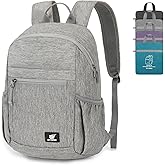 SKYSPER Anti Theft Hiking Backpack, 18L RFID Packable Travel Daypack, Lightweight Foldable Back Pack for Walking Daytrip