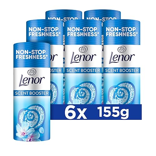 Lenor Laundry Perfume In-Wash Scent Booster 6 Packs x 155g - Spring Awakening, Non-Stop Freshness for Up to 12 Weeks