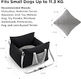 LE SURE Lesure Dog Car Seat Medium Waterproof Booster Seat with Storage view 5