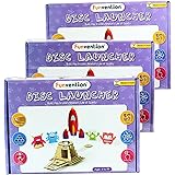 Funvention- for Little Scientist in Every Kid Disc Launcher DIY Science Educational Toy -Pack of 3