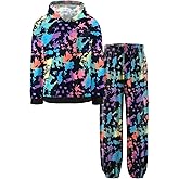 Arshiner Boys Clothes Long Sleeve Hoodie and Pants Outfit Set 2 Piece Sweatsuits for Fall Winter 6-14Y