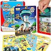 Paw Patrol Magnetic Playset, 75 Dress Up Magnets, 2-in-1 Storage Tin & Play Space, Fun Paw Patrol Toy for Kids 3 & Up, Great