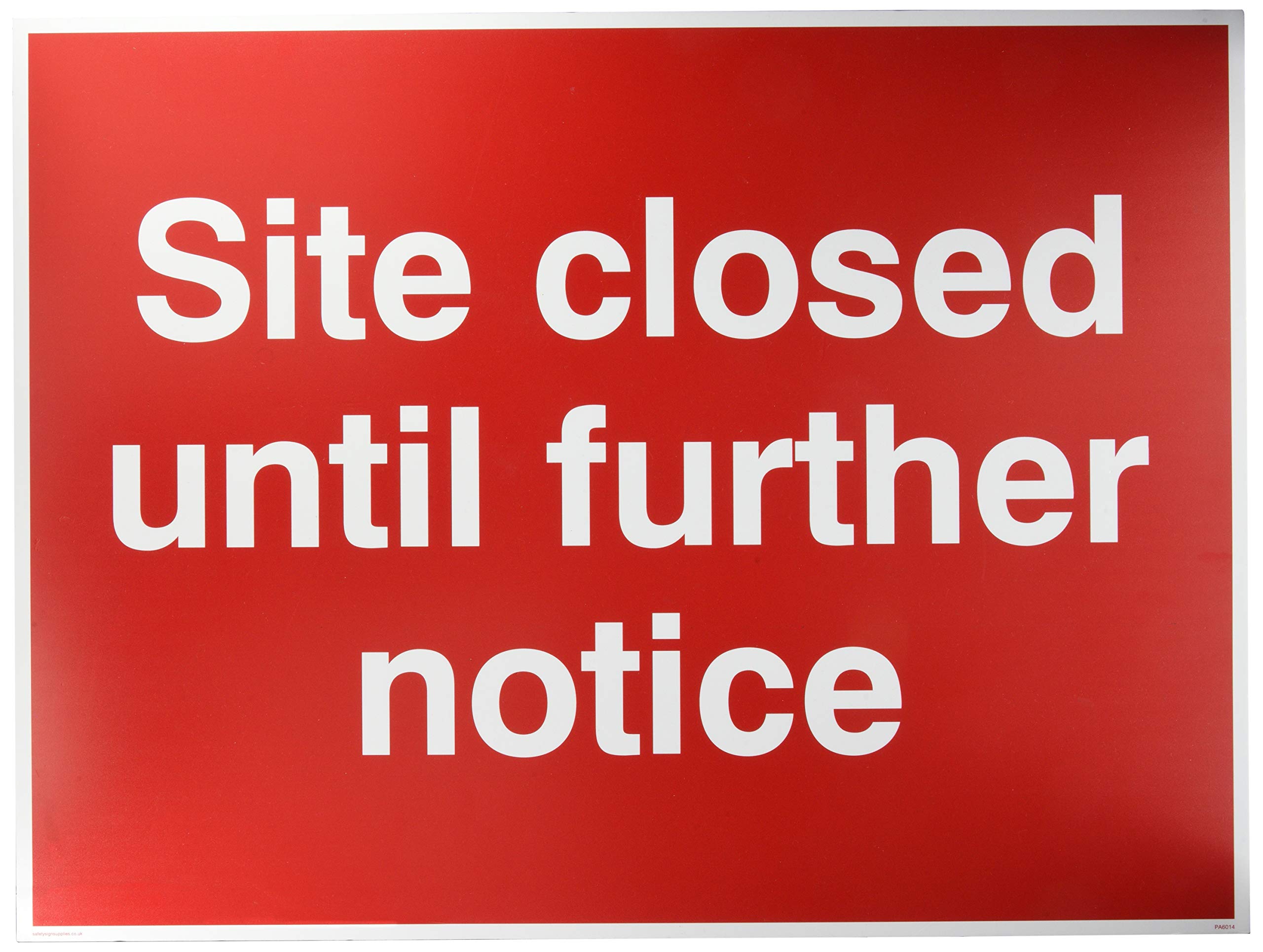 Site closed until further notice