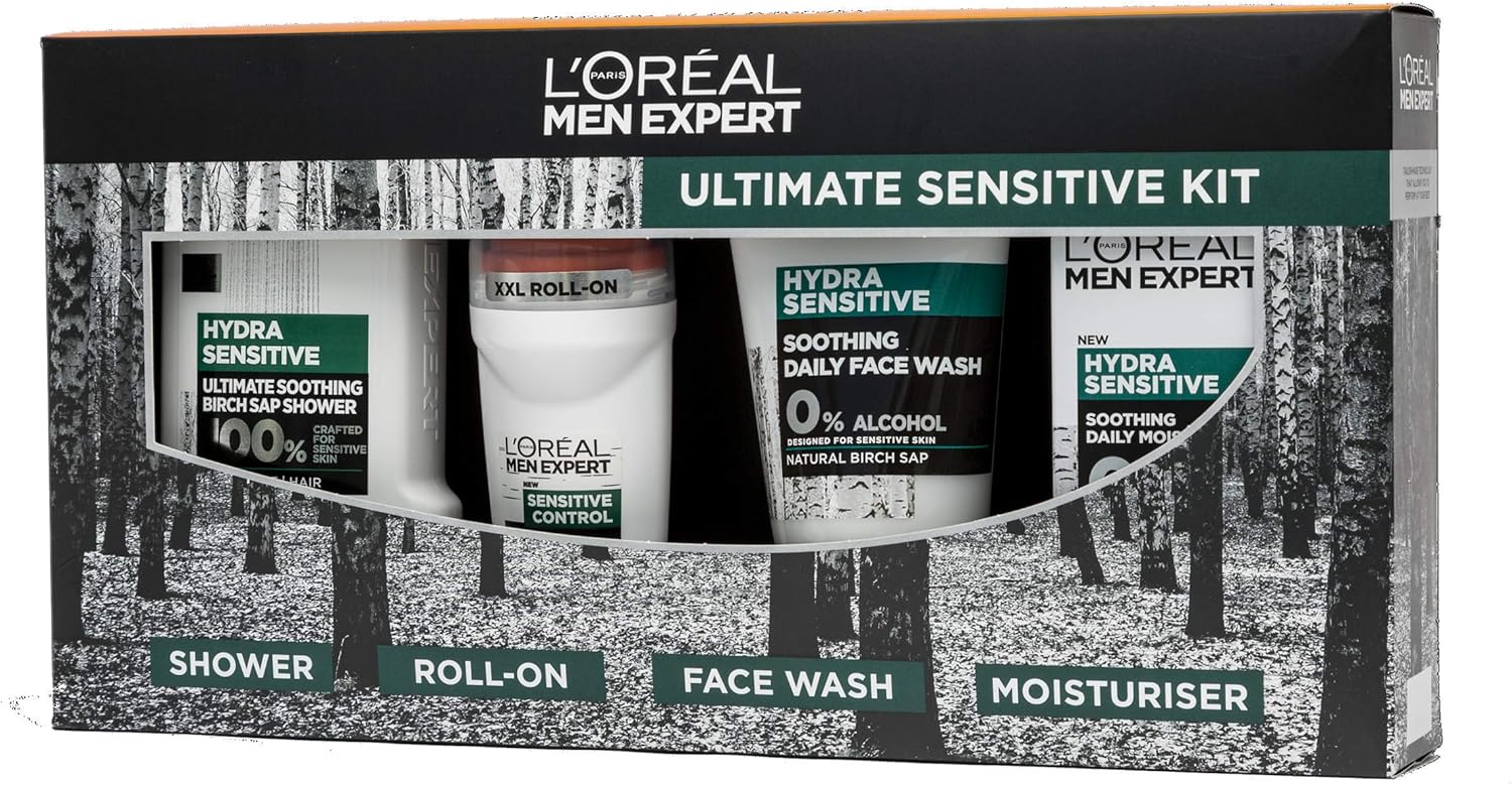 men's sensitive skin gift set