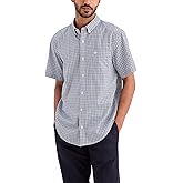 Dockers Mens Dockers® Men's Signature Shirt Short Sleeve Classic Fit with Stain Defender®