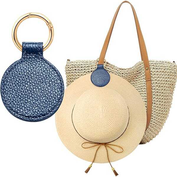 Fikoksol Paquete De 2 Clips Magnéticos Para Sombrero, Clip Negro Para Sombrero Para Viajar En La Bolsa, Clips Magnéticos Para Sombreros Para Bolsa Y Soporte Seguro Para Sombreros De Viaje En