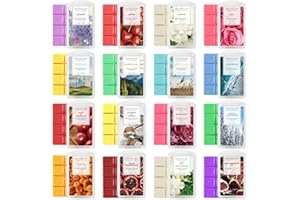 LA BELLEFÉE Wax Melts Wax Cubes 16 Pack, Soy Wax Candle Melts, Fall Wax Melts Scented Wax Melts Winter Cedar Pumpkin Apple & Cinnamon Coconut & Vanilla Fresh Linen Lavender Rose Lavender