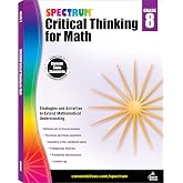 Spectrum Grade 8 Critical Thinking for Math Workbook, Mathematics Middle School Books Covering Geometry, Pythagorean Theorem, Linear Equations, and More, Classroom or Homeschool Curriculum (Volume 50)