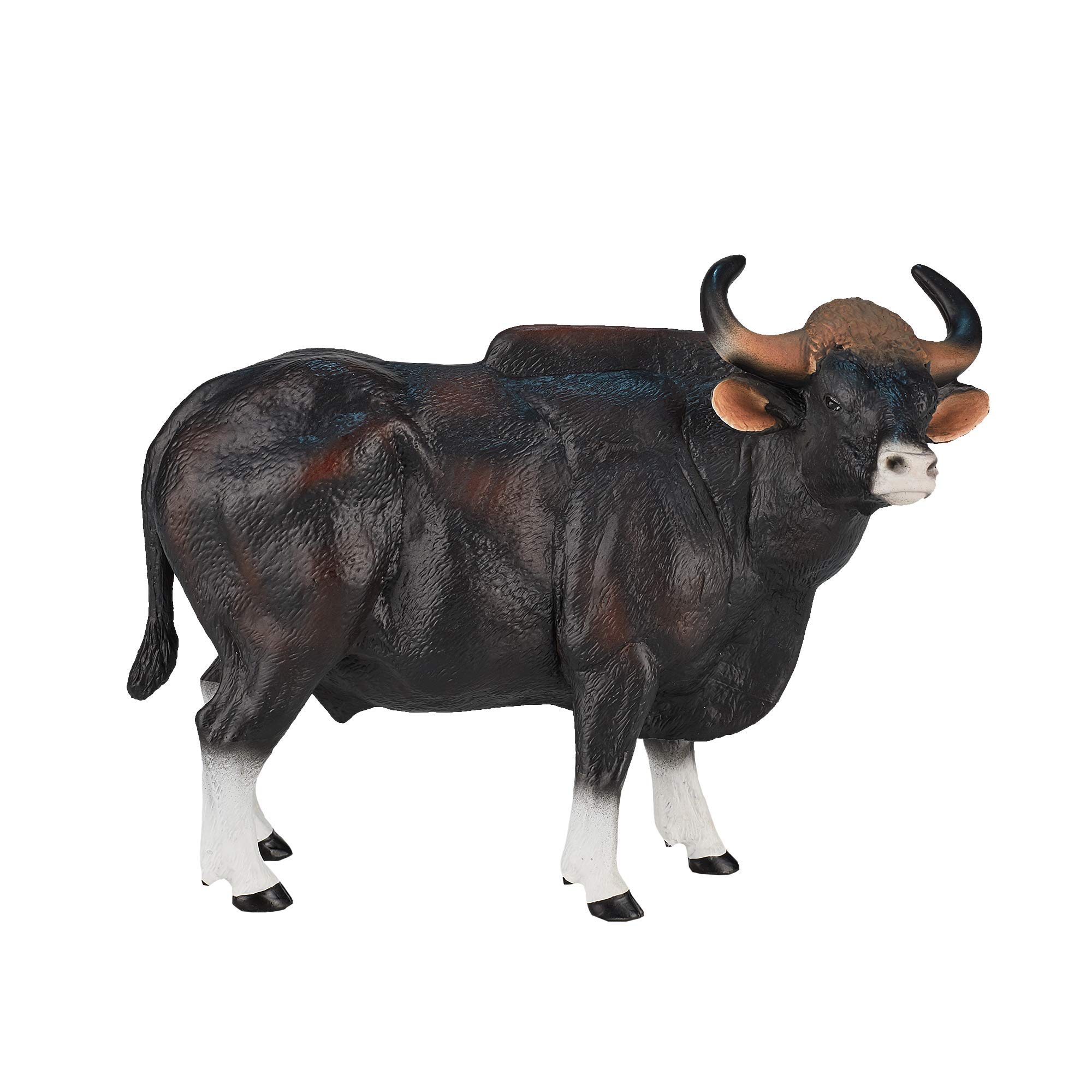 MOJO Gaur Bull Realistic International Wildlife Hand Painted Toy Figurine