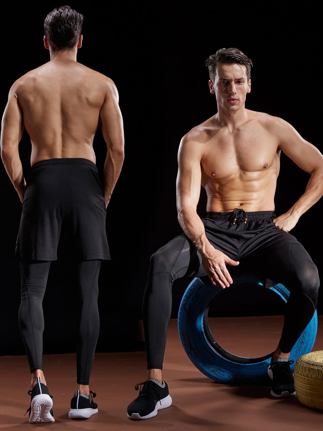 Neleus Men's Lightweight Workout Running Athletic Shorts with Pockets: Clothing