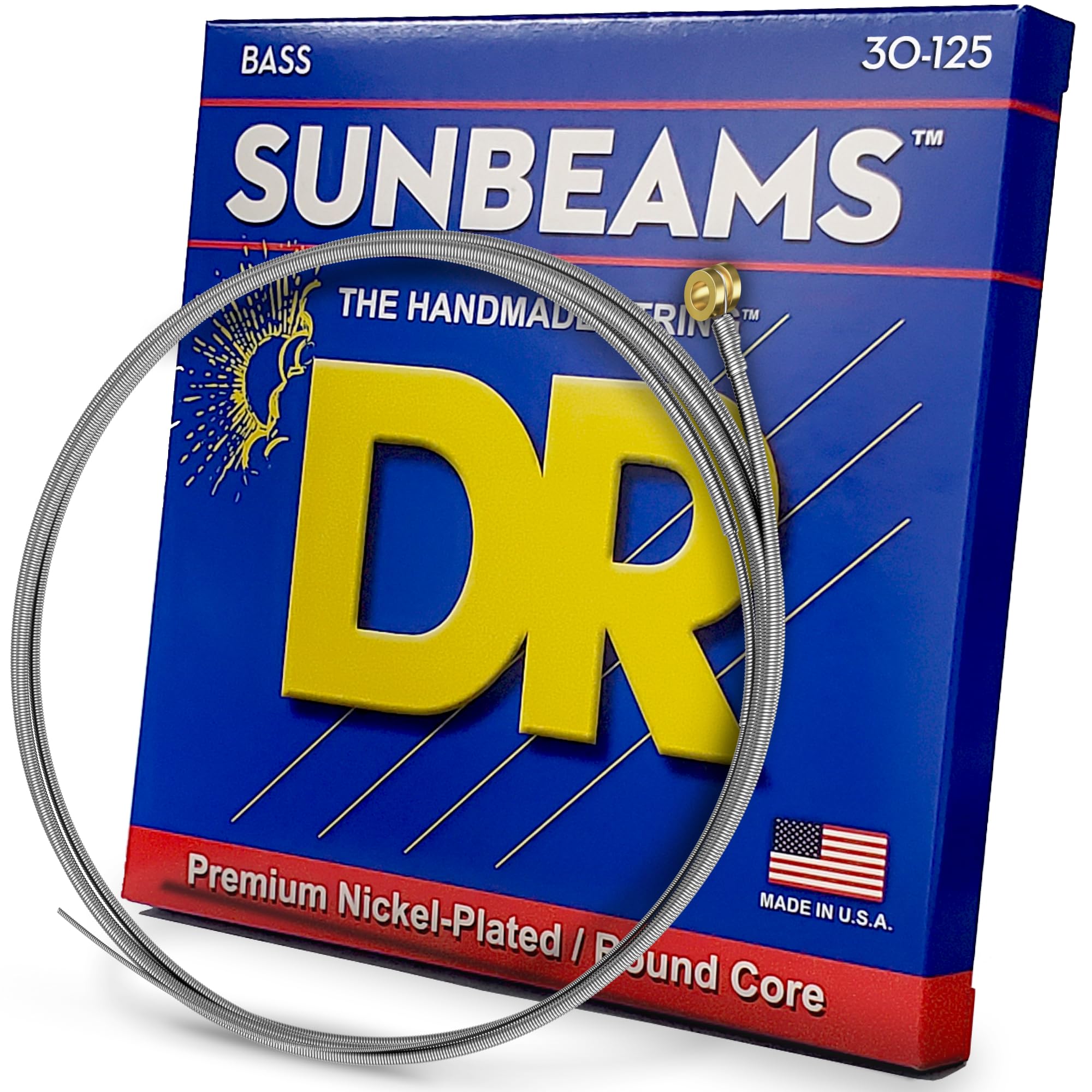 DR Strings Sunbeam Round Core Bass Medium 6 String