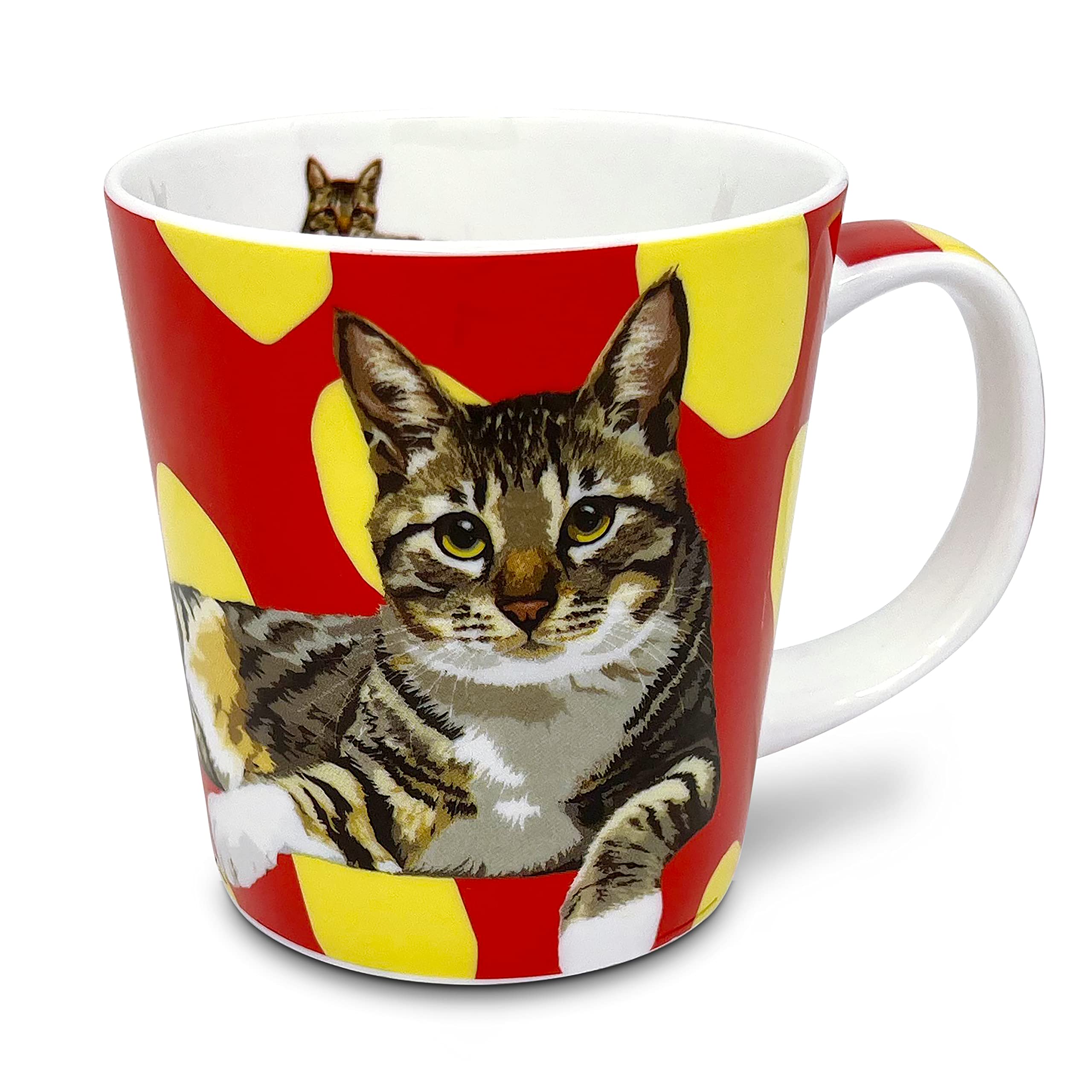 Leslie Gerry Tabby Cat Mug in Gift Box