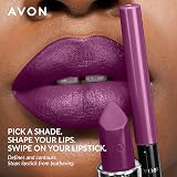Avon Glimmerstick Lip Liner Plum Defines Contours Prevents Feathering view 4