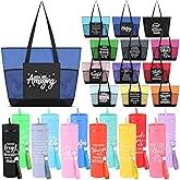 Paterr 36 Pcs Team Thank You Gifts Bulk Valentines Employee Appreciation Tote Bags Cups Keychains for Women Men Nurse Teacher