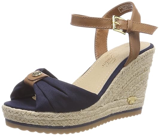 TOM TAILOR Damen 4890206 Riemchensandalen