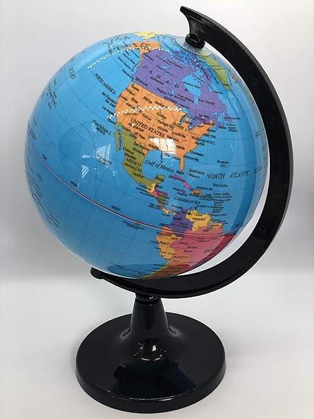 Amazon Pikaco 運気アップ 地球儀 英語 学習 軽量子供へのプレゼントに おしゃれなインテリアとして最適 球体直径14cm 地球儀 文房具 オフィス用品