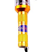 Kirinstores (R) Flashlight Shaped Herb Tobacco Smoke Spice Crusher Electric Grinder Mill - Gold