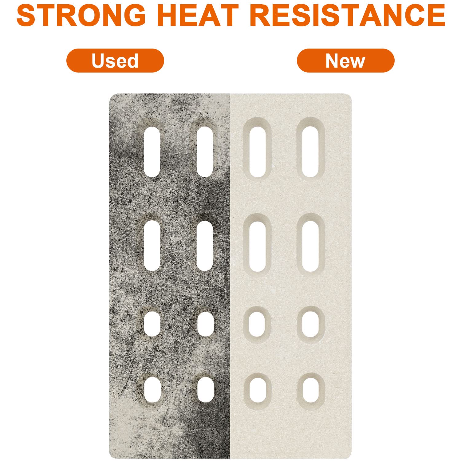 Mua 6Pack Ceramic Flame Tamer for Grand Turbo Grills, Ceramic Briquettes Replacement Parts for