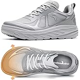 OrthoComfoot Men's Orthopedic Diabetic Wide Running Shoes: Comfortable Arch Support Sneakers for Plantar Fasciitis, Foot & Heel Pain Relief - Casual Work Walking Shoes