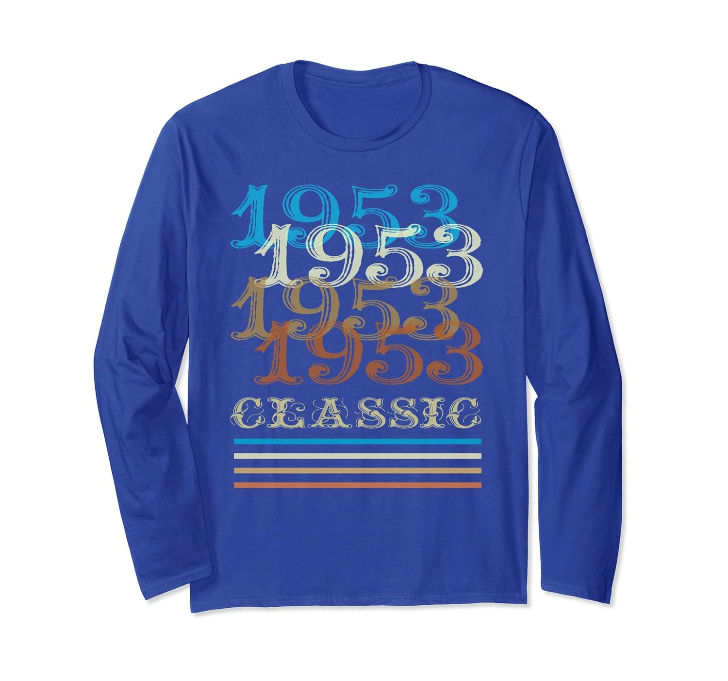 1953 Long Sleeve Classic Vintage Retro 65th Birthday Gifts-anz