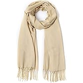 Cindy & Wendy Pashmina Shawls and Wraps Large Scarfs for Women Wedding Party Bridal Long Fashion Solid Shawl Wrap Fringes