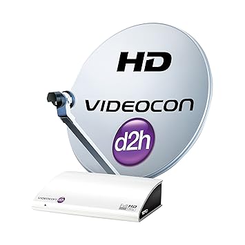 Videocon d2h HD Set Top Box with 1 Month South Gold Pack