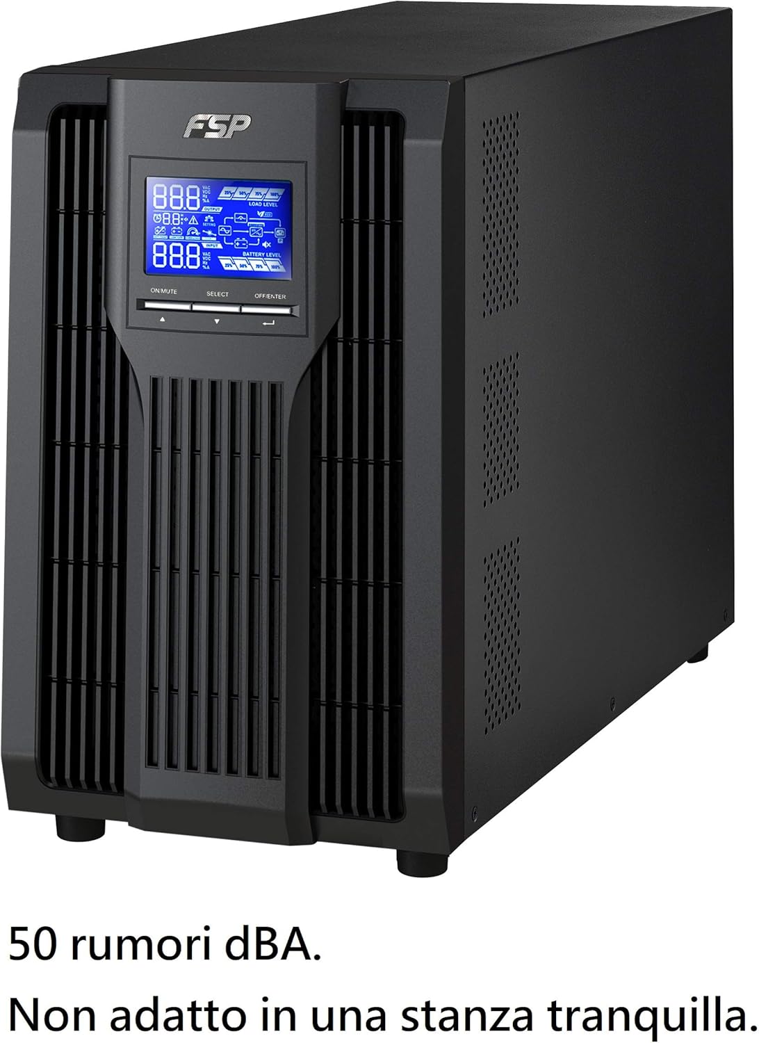 FSP Champ Tower 2k UPS Online - 2000 VA/1800W, Doppia Conversione, Con USB E RS-232 - Foto 11