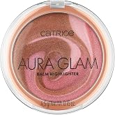 Catrice Aura Glam Highlighter Balm, Face Glow (010 | A Swirl Of Rose) | Buildable Creamy Lightweight Shimmer, Rosy Pink &amp; Warm Bronze; Vegan &amp; Cruelty Free, Fragrance Free, 0.15 oz