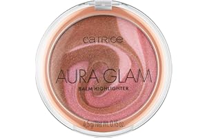 Catrice Aura Glam Highlighter Balm | Creamy, Lightweight Luminizer for Builadble Radiance | Rosy Pink & Warm Bronze | Vegan & Cruelty Free