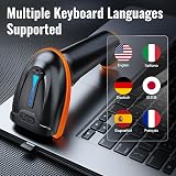 Tera D5100-Z 2D QR Wireless & USB 2.0 Barcode Scanner with Stand view 8