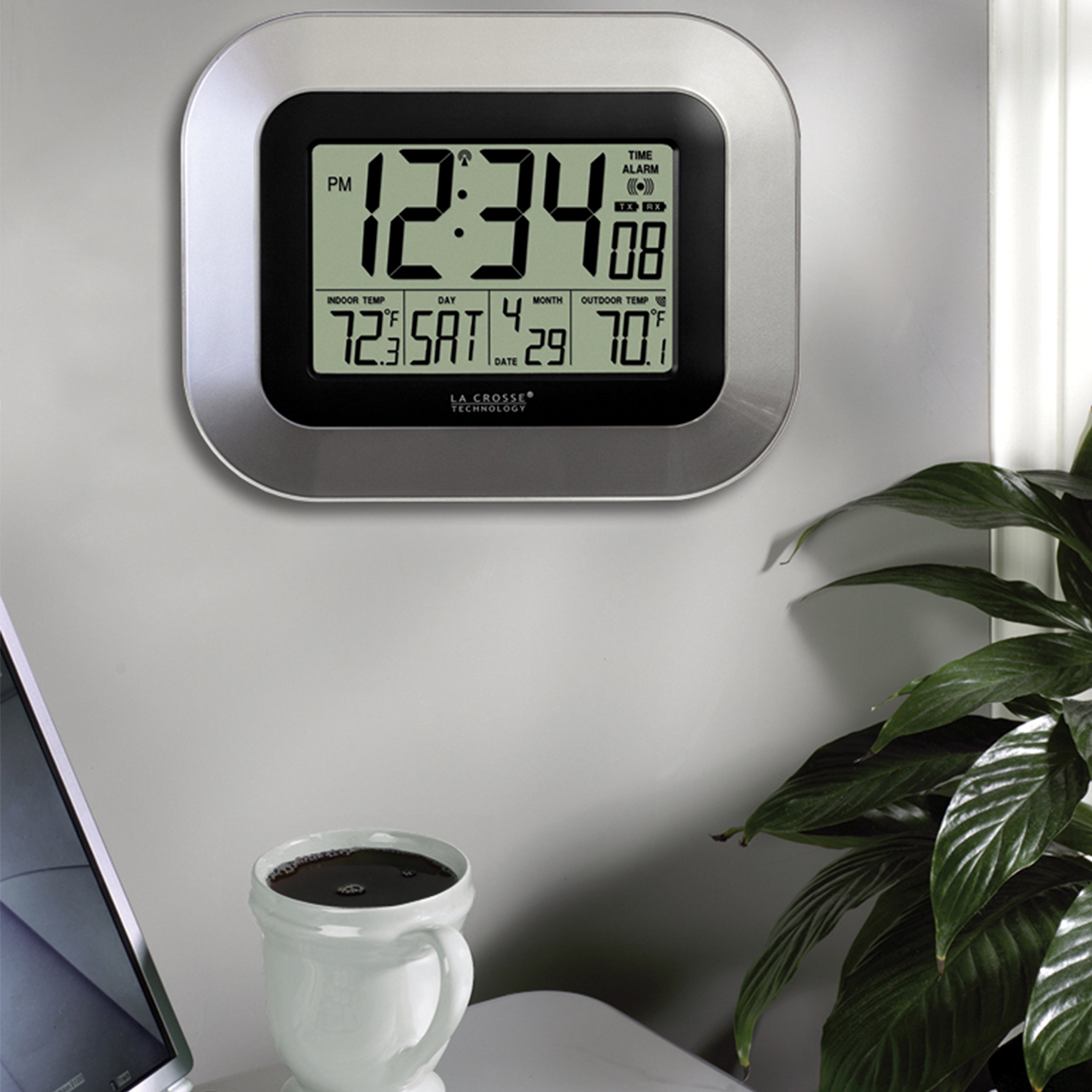 Galleon La Crosse Technology WS8115USINT Atomic Digital Wall Clock