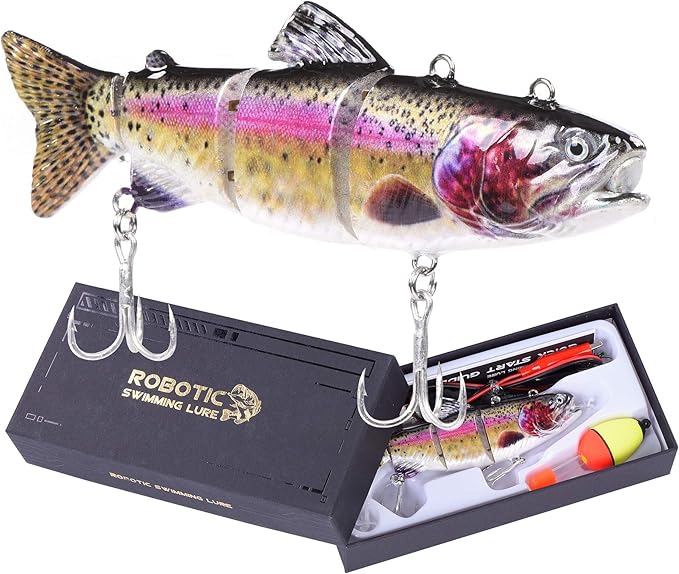 Topwater Lures Led Fishing Lures Electric Artificial Lure Led Swimming Robotic Segment Fishing Lure Animated Swimbait Lure Fishing Naces Com Br