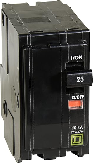 Square D By Schneider Electric Qo225cp Circuit Breaker Black Amazon Com
