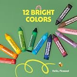 Honeysticks Super Jumbo Crayons 12 Pack Non Toxic Beeswax Large 100mm view 7