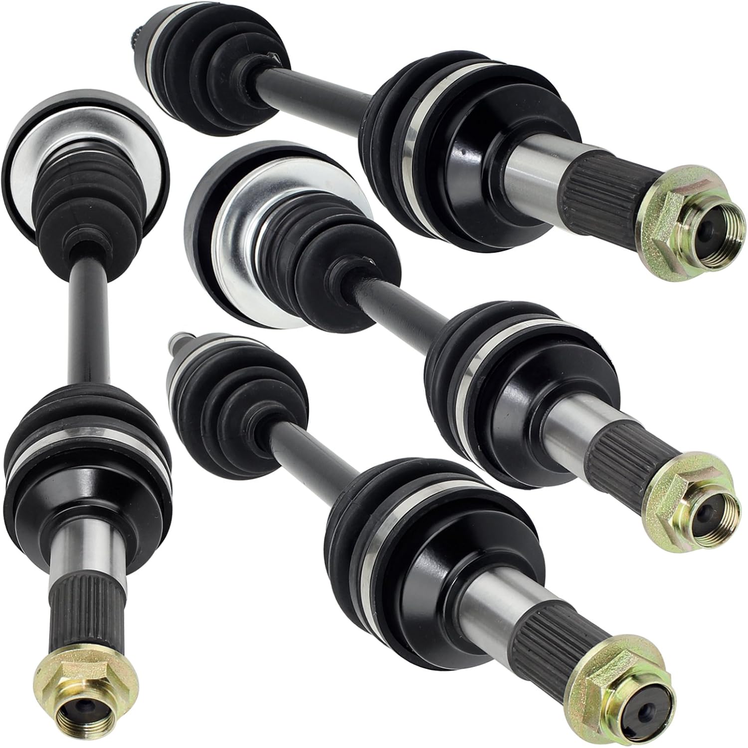 Caltric Front Rear Left Right Complete Axles Compatible