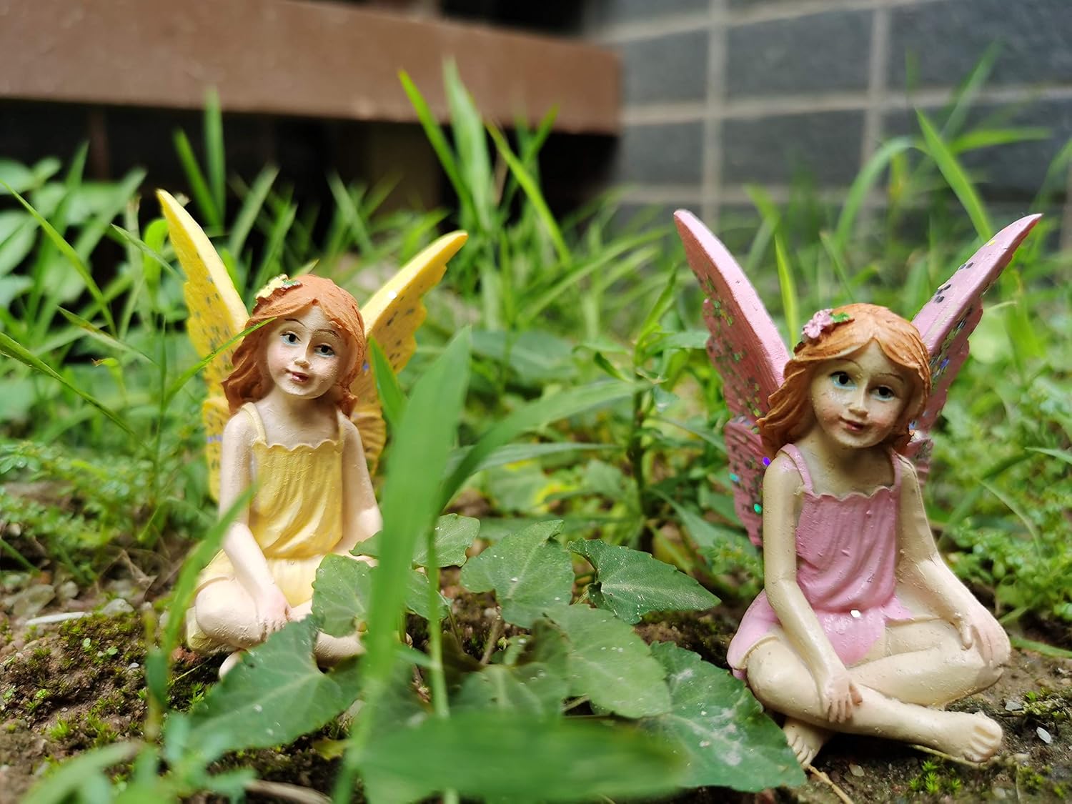 MUAMAX Fairy Garden Fairies Figurines for Miniature Garden Fairies Fairy Gardens Accessories Suppliers Micro Landscape Bonsai Craft Decor Terrarium Ornaments - Image 5