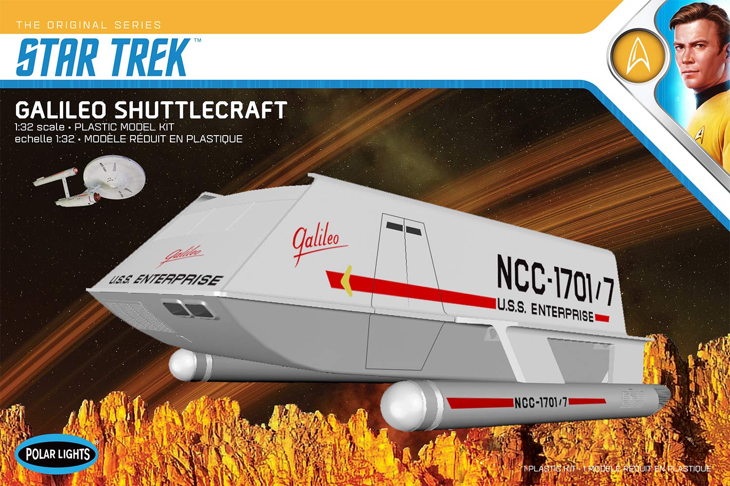 Polar Lights 1:32 Star Trek TOS Galileo Shuttle