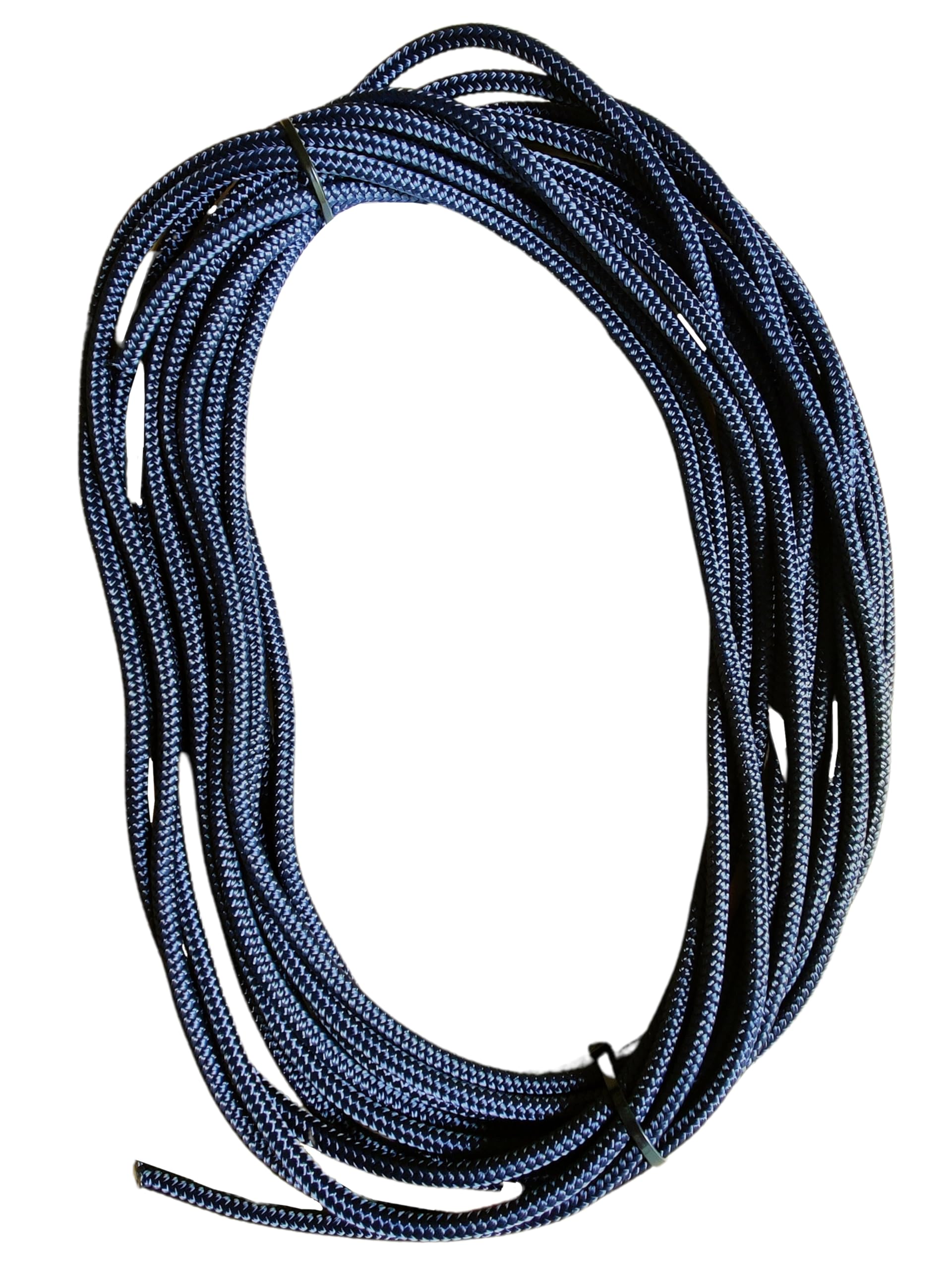 6mm Double-Braided Polyester Rope for Sailing Boating Yachts Dinghies Equestrian Exercise Multi-Use Weather Resistant (Navy, 10 metres)
