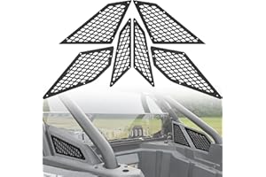 JERBOR Aluminum Air Intake Vent Cover Fit for Polaris RZR PRO XP/4 RZR Turbo R/4 RZR Pro R/4 2020-2025, RZR Inlet Protection 