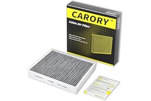 CARORY Cabin Air Filter w/Activated Carbon for Chevy, GMC, Cadillac, Buick Select Models - Silverado, Sierra, Equinox, Acadia, Blazer, Colorado, Malibu, Tahoe, Terrain, Traverse, Trailblazer and More